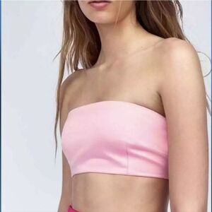Zara Satin Effects Strapless Bandeau